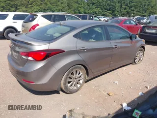 2015 Hyundai Elantra SE z VIN 5NPDH4AE9FH590805, wystawiony jako IAAI lot #41687509 z przebiegiem 237 215 mil mil oraz . Historia ofert i sprzedaży dostępna na DreamBid. Obrazek 4.