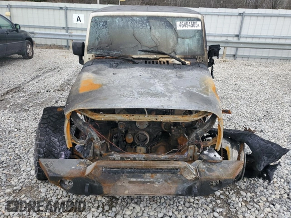 2010 Jeep Wrangler Unlimited Rubicon z VIN 1J4HA6H13AL202972, wystawiony jako Copart lot #46494505 z przebiegiem Nie podano mil oraz Szkoda całkowita • Salvage title. Historia ofert i sprzedaży dostępna na DreamBid. Obrazek 5.