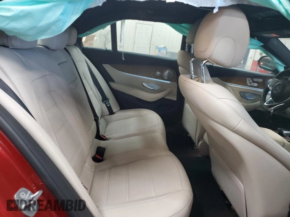 2018 Mercedes-Benz E-Class AMG E 43 with VIN WDDZF6EB9JA350389, listed as a Copart auction lot 42854585 with 28,196 mi miles and Salvage Title. Bid and sale history available at carsss.com. Image 10.
