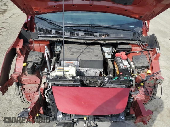 2020 Nissan LEAF SV Plus with VIN 1N4BZ1CPXLC306404, listed as a Copart auction lot 49684355 with 39,632 mi miles and Salvage Title. Bid and sale history available at DreamBid. Image 11.