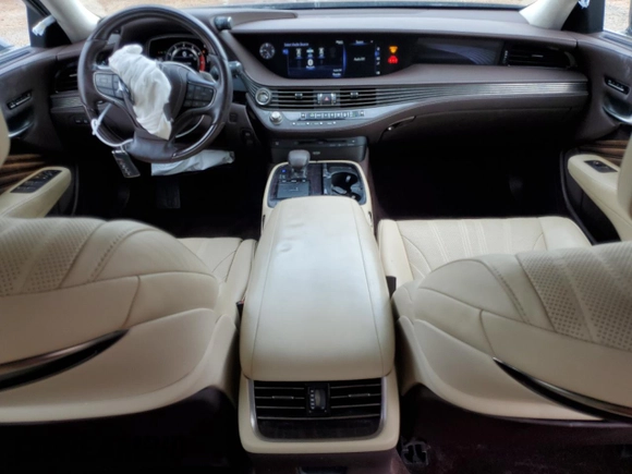 2020 Lexus LS with VIN JTHD51FF3L5012086, listed as a Copart auction lot 85118074 with 56,214 mi miles and Salvage Title. Bid and sale history available at carsss.com. Image 8.