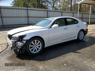 2008 Lexus LS 460 with VIN JTHBL46F385083522, listed as a Copart auction lot 50749155 with 128,339 mi miles and Salvage Title. Bid and sale history available at DreamBid. Image 1.
