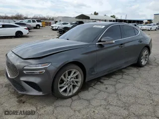 2022 Genesis G70 2.0T with VIN KMTG34TA3NU099626, listed as a Copart auction lot 42889194 with 24,212 mi miles. Bid and sale history available at carsss.com. Image 1.