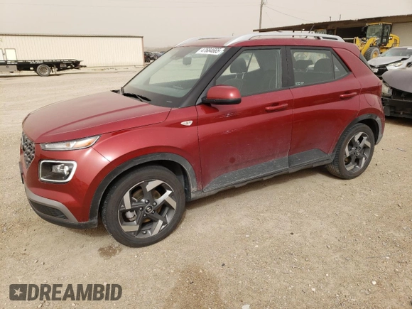 2024 Hyundai Venue Limited with VIN KMHRC8A31RU321908, listed as a Copart auction lot 47684665 with 29,792 mi miles and Salvage Title. Bid and sale history available at DreamBid. Image 1.