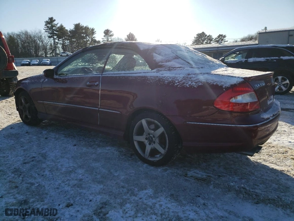 2007 Mercedes-Benz CLK-Class 5.5L with VIN WDBTK72F77T081510, listed as a Copart auction lot 42122845 with 109,032 mi miles and Clean Title. Bid and sale history available at carsss.com. Image 2.
