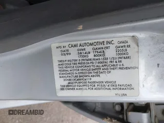 1999 Chevrolet Tracker with VIN 2CNBE13C4X6924119, listed as a IAAI auction lot 42491953 with 169,523 mi miles and . Bid and sale history available at DreamBid. Image 9.
