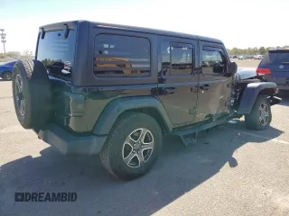 2020 Jeep Wrangler Unlimited Sport S with VIN 1C4HJXDN9LW164413, listed as a Copart auction lot 55100385 with 63,816 mi miles and Salvage title. Bid and sale history available at DreamBid. Image 3.