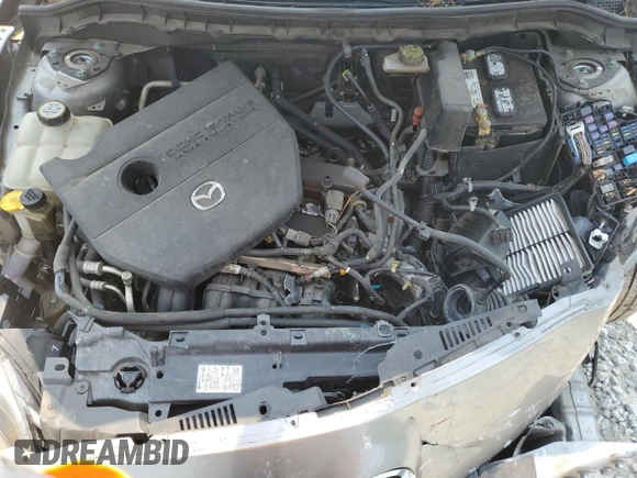 2013 Mazda 3 i SV with VIN JM1BL1TF0D1767921, listed as a Copart auction lot 59432455 with 265,578 mi miles and Salvage title. Bid and sale history available at DreamBid. Image 11.