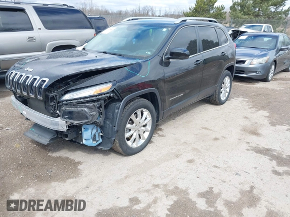 2017 Jeep Cherokee Limited with VIN 1C4PJMDS2HW606827, listed as a IAAI auction lot 42037856 with 89,477 mi miles. Bid and sale history available at carsss.com. Image 17.