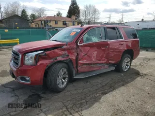 2015 GMC Yukon SLE with VIN 1GKS2AKC3FR168949, listed as a Copart auction lot 52453385 with 135,265 mi miles and Non Repairable. Bid and sale history available at carsss.com. Image 1.
