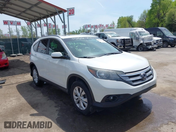 2014 Honda CR-V EX-L with VIN 5J6RM4H76EL012691, listed as a IAAI auction lot 42065926 with 89,685 mi miles. Bid and sale history available at carsss.com. Image 1.
