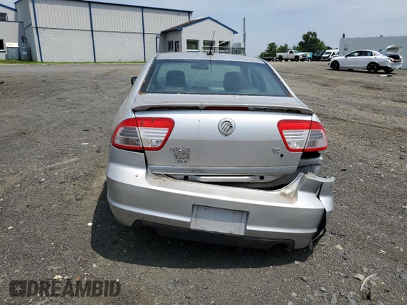 2009 Mercury Milan Premier with VIN 3MEHM08139R634032, listed as a Copart auction lot 62465905 with Not provided miles and Salvage title. Bid and sale history available at DreamBid. Image 6.