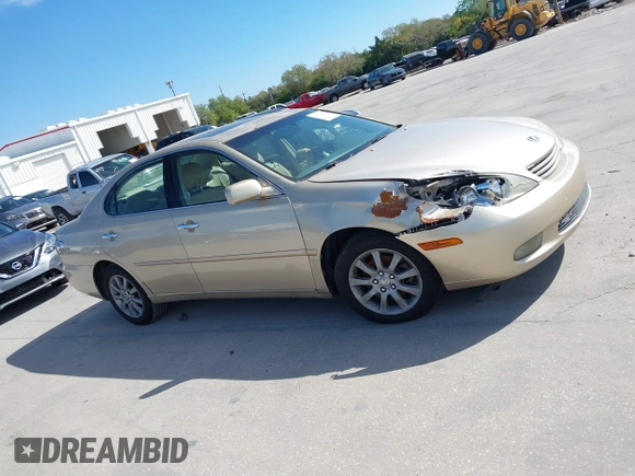 2003 Lexus ES 300 with VIN JTHBF30G730144122, listed as a IAAI auction lot 41738397 with 264,443 mi miles and . Bid and sale history available at carsss.com. Image 13.