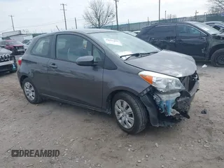 2012 Toyota Yaris L with VIN JTDJTUD37CD532513, listed as a IAAI auction lot 41663459 with 161,010 mi miles. Bid and sale history available at carsss.com. Image 1.