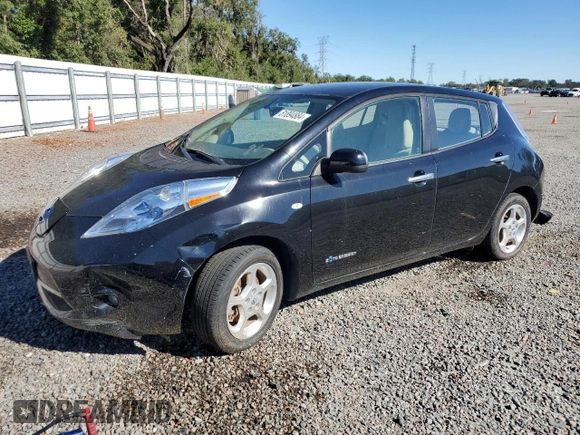 2011 Nissan LEAF SL with VIN JN1AZ0CP7BT007227, listed as a Copart auction lot 42256535 with 0 mi miles and Clean Title. Bid and sale history available at carsss.com. Image 1.