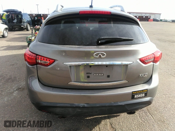 2010 Infiniti FX with VIN JN8AS1MW0AM852429, listed as a IAAI auction lot 41871650 with 266,654 mi miles and . Bid and sale history available at DreamBid. Image 16.