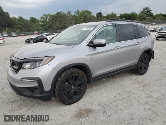 2022 Honda Pilot Special Edition with VIN 5FNYF6H28NB062393, listed as a Copart auction lot 62849025 with 81,565 mi miles and Salvage title. Bid and sale history available at DreamBid. Image 1.