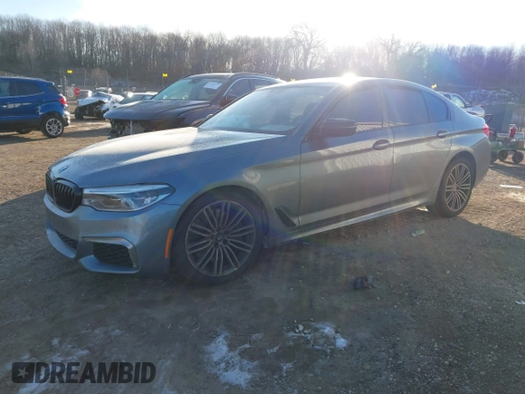 2019 BMW 5 Series M550i xDrive with VIN WBAJB9C51KB464283, listed as a IAAI auction lot 41397420 with Not provided miles and . Bid and sale history available at DreamBid. Image 17.