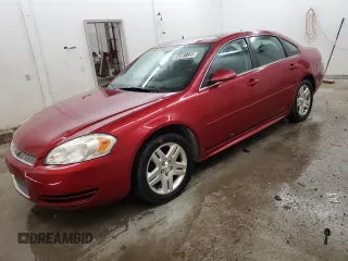 2014 Chevrolet Impala LT with VIN 2G1WB5E38E1135252, listed as a Copart auction lot 50361135 with 134,049 mi miles and Clean Title. Bid and sale history available at DreamBid. Image 1.