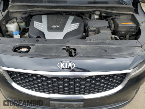 2016 Kia Sedona LX with VIN KNDMB5C18G6125722, listed as a Copart auction lot 54072915 with 129,751 mi miles and Clean Title. Bid and sale history available at carsss.com. Image 12.