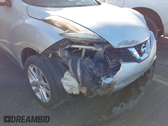 2016 Nissan Juke S with VIN JN8AF5MR6GT607994, listed as a IAAI auction lot 41073937 with 103,371 mi miles. Bid and sale history available at carsss.com. Image 6.