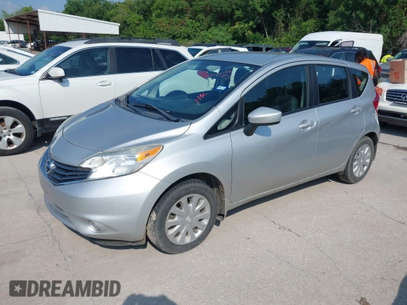 2015 Nissan Note S z VIN 3N1CE2CP5FL437977, wystawiony jako IAAI lot #42410195 z przebiegiem 43 065 mil mil oraz . Historia ofert i sprzedaży dostępna na DreamBid. Obrazek 2.