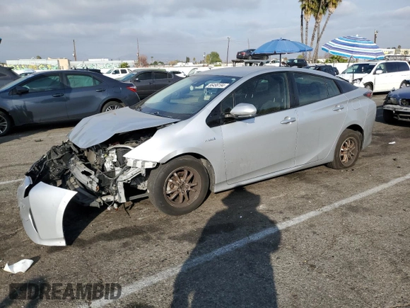 2017 Toyota Prius Two with VIN JTDKBRFU8H3567035, listed as a Copart auction lot 86498194 with 66,994 mi miles and Salvage Title. Bid and sale history available at DreamBid. Image 1.