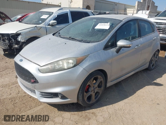 2015 Ford Fiesta ST with VIN 3FADP4GX9FM190724, listed as a IAAI auction lot 41858976 with 111,368 mi miles. Bid and sale history available at carsss.com. Image 2.