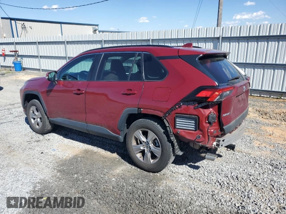 2022 Toyota RAV4 XLE with VIN 2T3W1RFV1NW202993, listed as a Copart auction lot 50620845 with 34,644 mi miles and Salvage title. Bid and sale history available at DreamBid. Image 2.