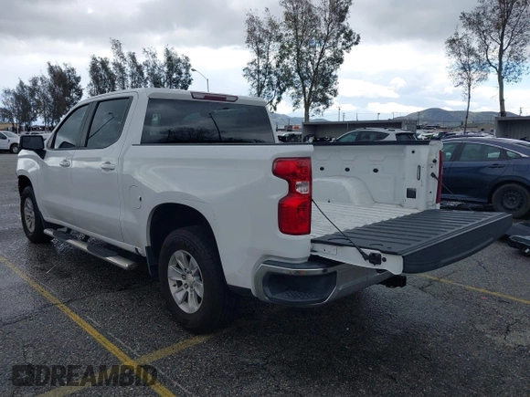 2020 Chevrolet Silverado 1500 LT with VIN 1GCPWCED0LZ327797, listed as a IAAI auction lot 41791760 with 95,425 mi miles. Bid and sale history available at carsss.com. Image 3.