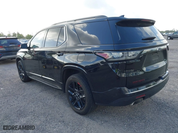 2018 Chevrolet Traverse Premier with VIN 1GNEVJKW2JJ247358, listed as a IAAI auction lot 41957576 with 84,689 mi miles. Bid and sale history available at carsss.com. Image 3.