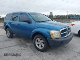 2005 Dodge Durango SXT with VIN 1D4HD38K05F512153, listed as a IAAI auction lot 41215391 with 178,553 mi miles and . Bid and sale history available at DreamBid. Image 1.