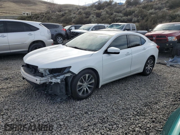 2015 Acura TLX Tech with VIN 19UUB1F50FA024033, listed as a Copart auction lot 50403095 with 84,342 mi miles and Salvage Title. Bid and sale history available at carsss.com. Image 1.