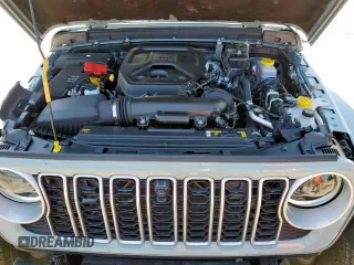 2024 Jeep Wrangler Sahara with VIN 1C4PJXEN6RW106911, listed as a Copart auction lot 58937945 with 13,948 mi miles and Salvage title. Bid and sale history available at DreamBid. Image 11.