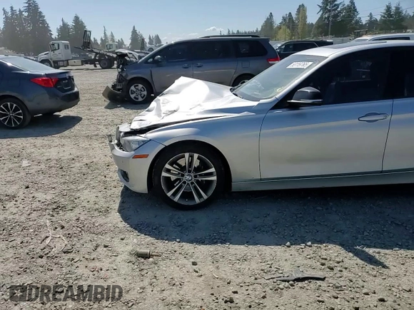 2015 BMW 3 Series 328i with VIN WBA3A5G51FNS87608, listed as a Copart auction lot 53119765 with 92,287 mi miles and Salvage Title. Bid and sale history available at carsss.com. Image 10.