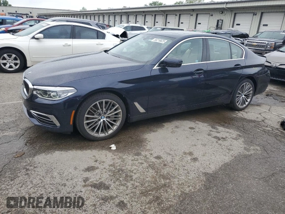 2019 BMW 5 Series 540i xDrive with VIN WBAJE7C55KWW20474, listed as a Copart auction lot 55219625 with 40,095 mi miles and Salvage title. Bid and sale history available at DreamBid. Image 1.
