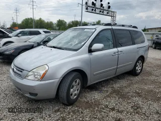 2008 Kia Sedona EX with VIN KNDMB233X86267636, listed as a Copart auction lot 55309025 with 265,379 mi miles and Salvage Title. Bid and sale history available at carsss.com. Image 1.