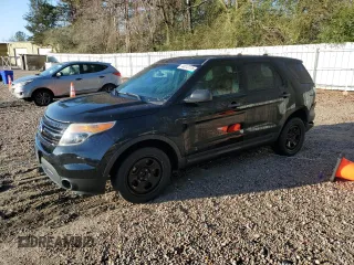2015 Ford Utility Police Interceptor with VIN 1FM5K8AR1FGA10057, listed as a Copart auction lot 44212175 with 0 mi miles and Salvage Title. Bid and sale history available at carsss.com. Image 1.