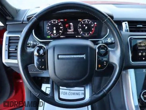 2021 Land Rover Range Rover Sport SE with VIN SALWG2SU7MA753065, listed as a Copart auction lot 43857605 with 69,346 mi miles and Clean Title. Bid and sale history available at carsss.com. Image 9.