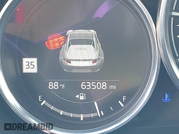 2020 Mazda MX-5 Miata Grand Touring z VIN JM1NDAM79L0411456, wystawiony jako IAAI lot #42229479 z przebiegiem 63 508 mil mil oraz . Historia ofert i sprzedaży dostępna na DreamBid. Obrazek 15.