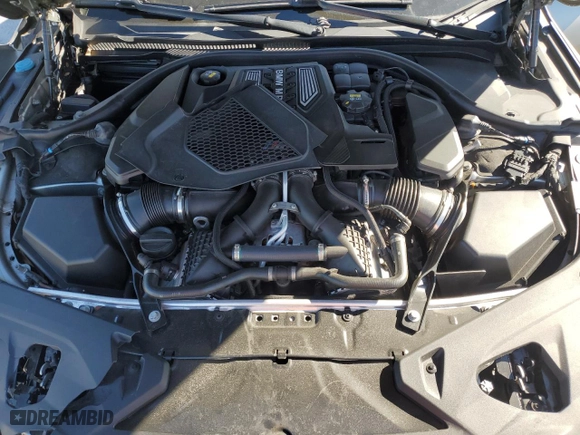 2020 BMW M8 with VIN WBSGV0C08LCE18915, listed as a Copart auction lot 87154704 with 0 mi miles and Salvage Title. Bid and sale history available at carsss.com. Image 12.