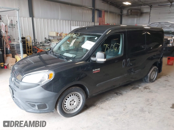 2018 Ram ProMaster City Cargo Van Tradesman with VIN ZFBERFAB4J6J22702, listed as a IAAI auction lot 41475067 with 84,092 mi miles. Bid and sale history available at carsss.com. Image 2.