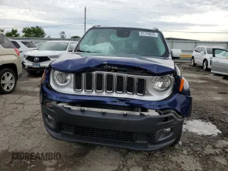 2017 Jeep Renegade Limited with VIN ZACCJBDBXHPE88574, listed as a Copart auction lot 61728625 with 106,116 mi miles and Salvage title. Bid and sale history available at DreamBid. Image 5.