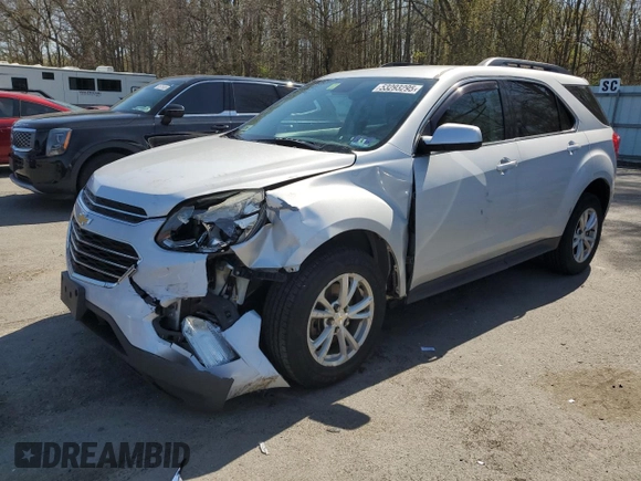 2016 Chevrolet Equinox LT with VIN 2GNFLFEKXG6174049, listed as a Copart auction lot 53293295 with 149,622 mi miles and Salvage Title. Bid and sale history available at carsss.com. Image 1.