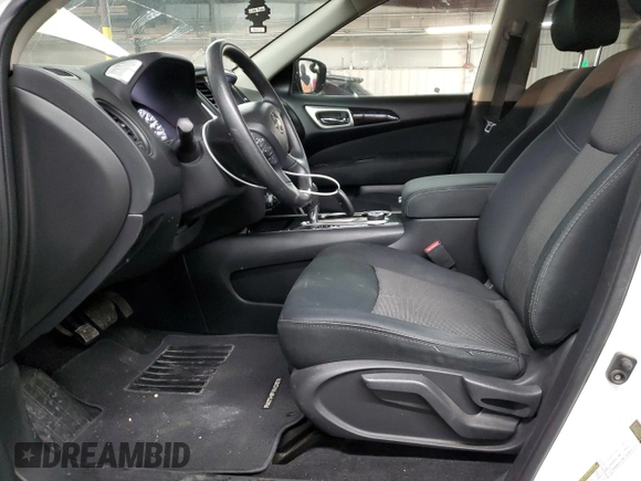 2017 Nissan Pathfinder S with VIN 5N1DR2MM3HC690476, listed as a Copart auction lot 89148845 with 63,624 mi miles and Salvage title. Bid and sale history available at DreamBid. Image 7.