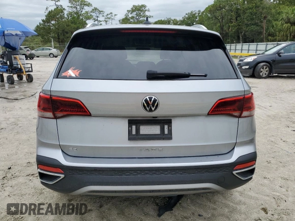 2022 Volkswagen Taos SE с VIN 3VVRX7B24NM046236, выставлен на аукционе Copart как лот 59491305 с пробегом 42 949 миль миль и Списание • Salvage title. История ставок и продаж доступна на DreamBid. Изображение 6.