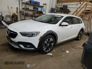 2018 Buick Regal Essence with VIN W04GV8SX0J1145294, listed as a Copart auction lot 48486195 with 91,302 mi miles and Salvage Title. Bid and sale history available at DreamBid. Image 1.