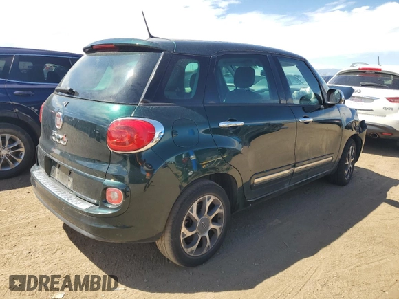 2014 FIAT 500L Lounge with VIN ZFBCFACH8EZ021946, listed as a Copart auction lot 68133844 with 104,017 mi miles and Salvage Title. Bid and sale history available at carsss.com. Image 3.