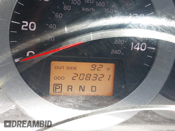 2008 Toyota RAV4 Sport with VIN JTMZK32V885018241, listed as a IAAI auction lot 42224235 with 208,321 mi miles and . Bid and sale history available at DreamBid. Image 7.