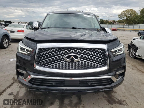 2019 Infiniti QX80 LUXE with VIN JN8AZ2ND6K9850428, listed as a Copart auction lot 71494304 with 60,426 mi miles and Salvage Title. Bid and sale history available at carsss.com. Image 5.